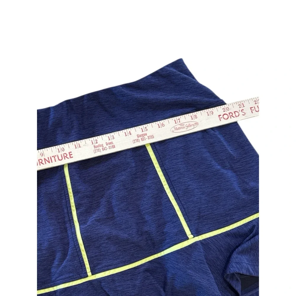 Tail Golf Tennis Skort‎ Womens XL Blue Textured Athletic Skirt Built-in Shorts
